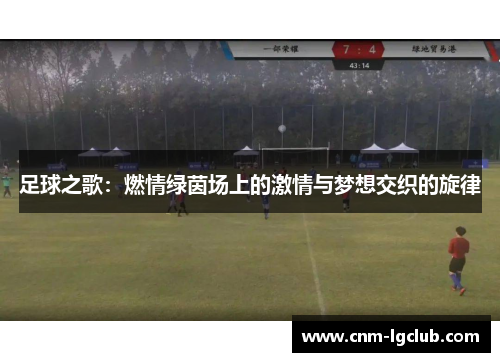 足球之歌：燃情绿茵场上的激情与梦想交织的旋律