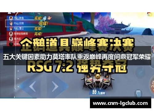 五大关键因素助力莫塔率队重返巅峰再度问鼎冠军荣耀